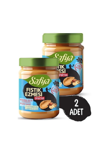 Safya Sportive Fıstık Ezmesi 320 Gr X 2 Adet
