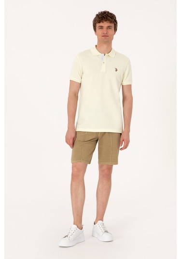 U.s. Polo Assn. Erkek Haki Şort Örme 50306976-vr027 Haki