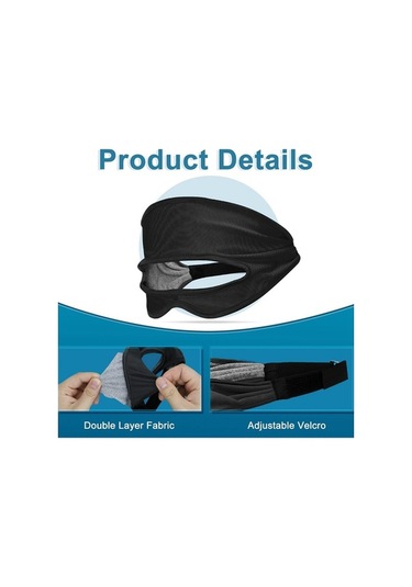 Pazly Vr Göz Maskesi Yumuşak Ter Bandı Ayarlanabilir Nefes Alabilir Vr Yüz Kapatma Dolgusu - Lacivert Lacivert