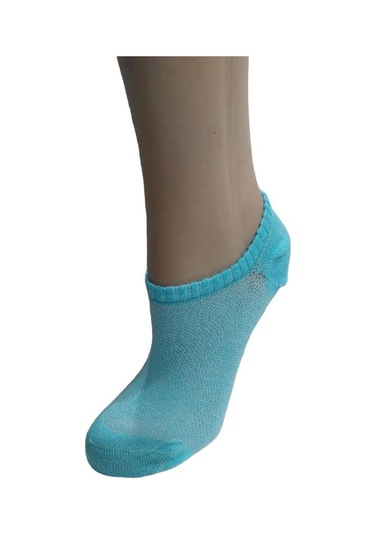 3'lü Pamuklu Kadın Patik Çorap - Çok Renkli