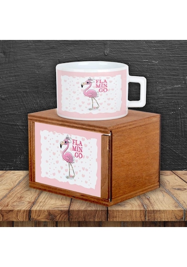 Flamingo Işıklı Biblo Masa Lambası Flamingo Kutulu Kupa