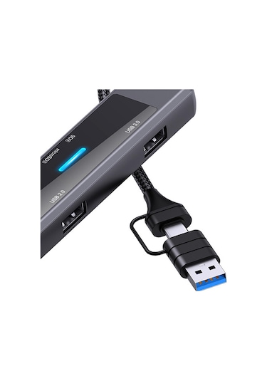 Suntek 5 In 1 Usb C Hub Klavye Dizüstü Flash Sürücü Için