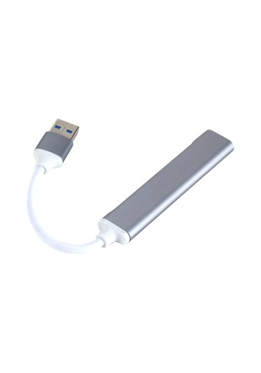 Willowhaven Gvkemall Gri A809 Usb Hub: 4 Port 1xusb 3.0 + 3xusb 2.0 Hızlı Veri Transfer, Alüminyum Gövde, Taşınabilir, Tak Ve Çalıştır
