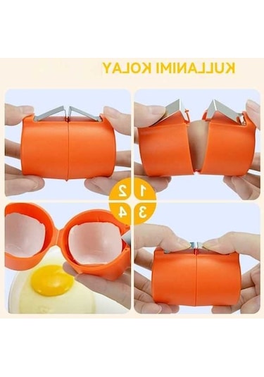 Çiğ Yumurta Ayırıcı Ve Kırıcı, 3'lü Kabuk Açacağı, Haşlanmış Yumurta Soyma Aleti Diğer