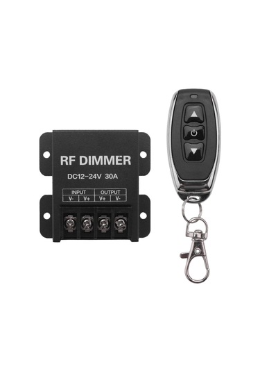 3 Tuşlu Uzaktan Kumandalı 12v Rf Led Dimmer Kablosuz Parlaklık Kontrol Cihazı - Dc 12v-24v 30a 360w 720w 5050 3 İçin