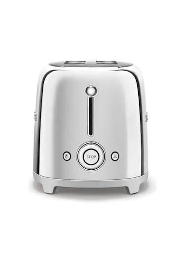 Smeg TSF02 4 Dilim Ekmek Kızartma Makinesi Krom