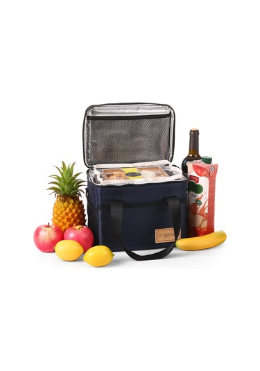 Neevoyu 18l Isı Yalıtımlı Çanta - 4 Bölmeli, Su Geçirmez, Isı/sıcaklık Koruyucu, Katlanabilir, Piknik-kamping-okul İçin Çok Renkli