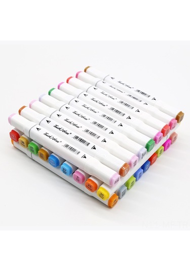 Mufunye 40 Renkli Anime Çizim Kalemi - Yüksek Kaliteli, Dayanıklı Ve Pratik Ofis Malzemesi Diğer