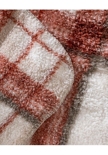 Varnelle Çift Kişilik Sherpa Battaniye - Ekru/kahve 8684427292983 Çok Renkli