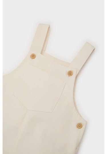 DeFacto Erkek Bebek 2'li Takım Baskılı Kısa Kollu Tişört Salopet Tulum B8079A525SMAR202 Antrasit