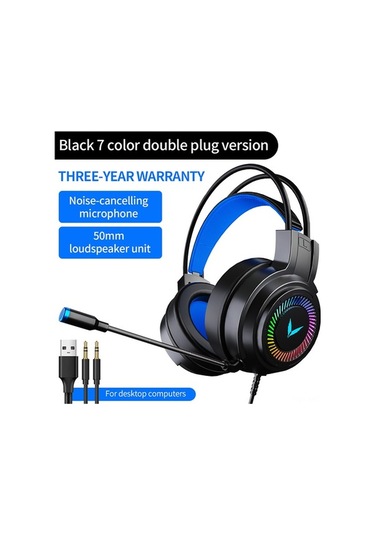 Novahub G58 Pro Oyuncu Kulaklığı: 7.1 Surround, Led Işıklı, Mikrofonlu, Usb+3.5mm, Pc/ps4 Uyumlu, Kaliteli Ses Deneyimi