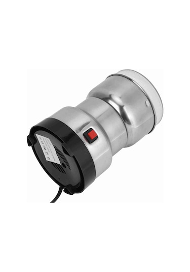 Gajeena 304 Paslanmaz Çelik Elektrikli Kahve Değirmeni - Tahıl, Fıstık, Baklagil, Baharat Öğütücü - Hızlı Ve Eşit Öğütme - 220-240v İngiliz Standartı Siyah - Gümüş