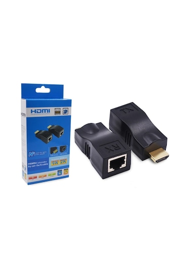 Triline Hdmi Extender 30 Metre Uzatma Adaptörü Cat5 Cat6