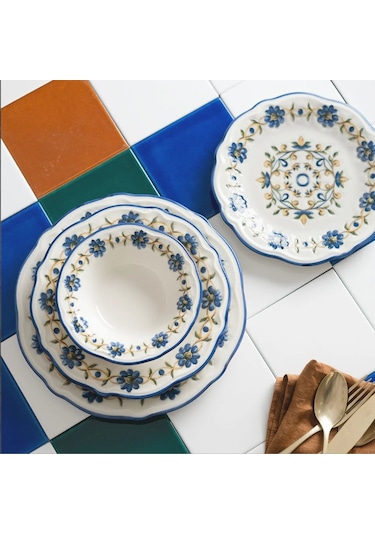 Porser Tuscan Bloom Fulya 24 Parça Yemek Takımı