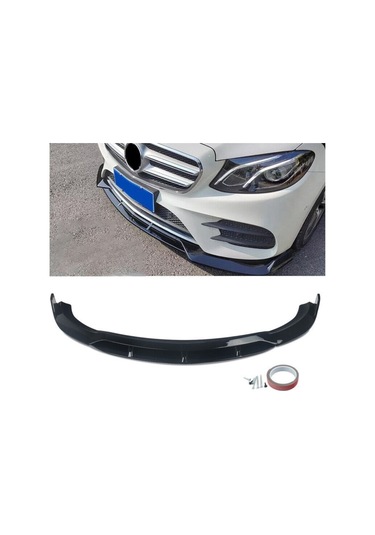 Mercedes w 213 e serisi uyumlu brabus ön lip piano black 2016-19