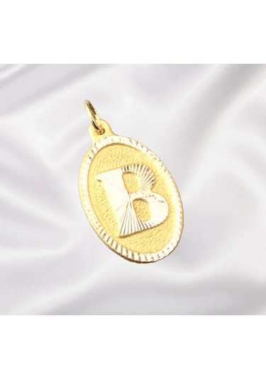 Enderun Kuyumculuk 14 Ayar Altın B Harf Kolye Ucu