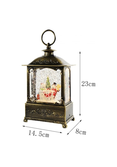 Suntek Işıltılı Noel Müzik Kutusu Fener Noel Süsleme Ev