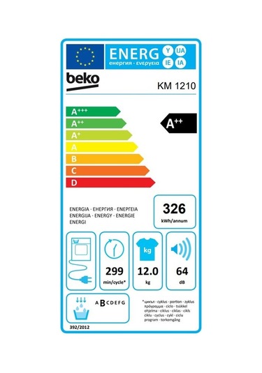 Beko KM 1210 Kurutma Makinesi - CM 12140 B Çamaşır Makinesi 2'li Set