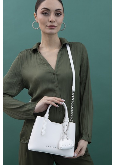 Sisley Kadın El Çantası Sly 150 Std / Beyaz Beyaz