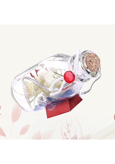 Yelkenli Dekor Led Gece Lambası Ampulleri Mini Cam Şişeler Mantar Ev Dekorasyonu Dekorasyon Cam Şişe Mantarı Çok Renkli