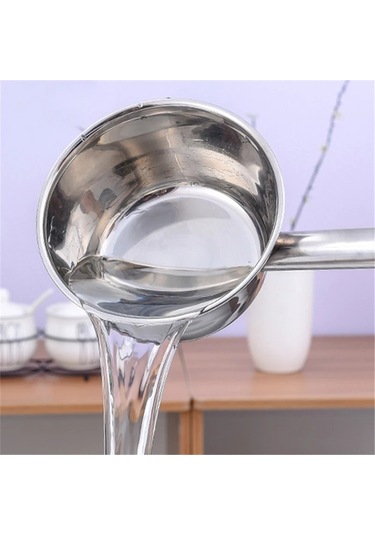 Sones Paslanmaz Çelik Su Kepçesi Su Akrebi Şef Mutfak Su Kepçesi