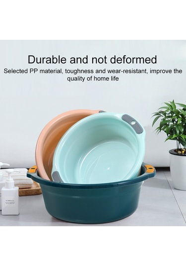 Sones Ev Tipi Asılı Kalınlaştırılmış Çift Kulaklı Kaymaz Lavabo Rastgele Renk Büyük Çok Renkli