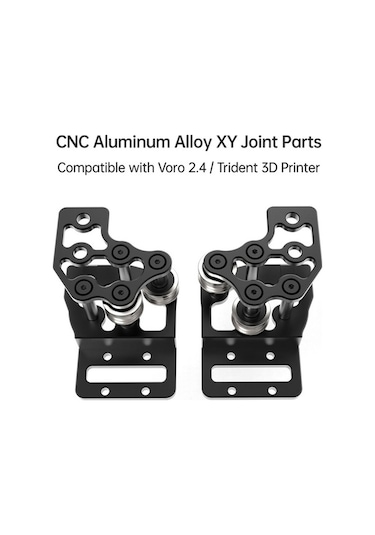 Createtech Cnc Alüminyum Xy Bağlantı Parçaları - Ultra Hafif, Yüksek Mukavemetli Siyah