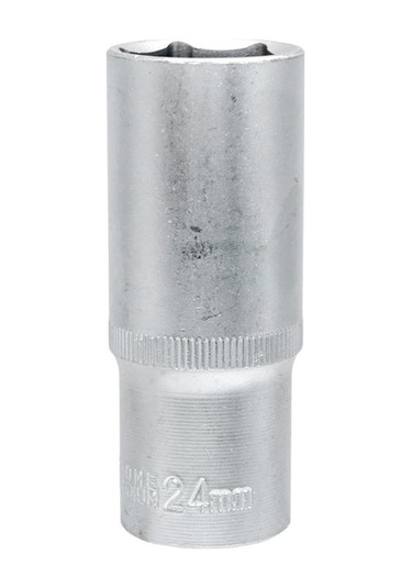 6458 Altı Köşe 1/2" Uzun Derin Lokma Anahtar 24 Mm