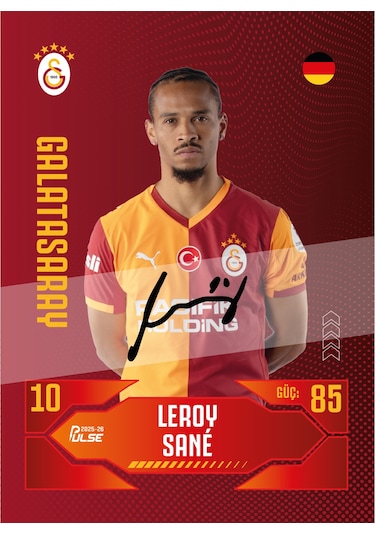 Galatasaray - Pulse Futbolcu Kartları 2025/26 - Paket