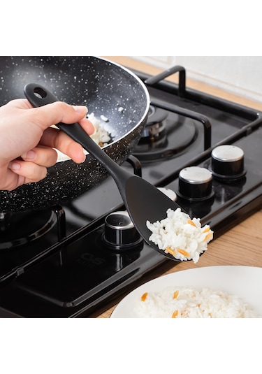 Porsima 5262 2 Adet Sert Uçlu Silikon Pilav Kaşığı Kepçe 22cm