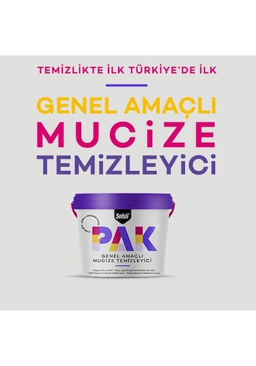 Selsil Pak Genel Amaçlı Mucize Temizleyici 500 G x 2 Adet