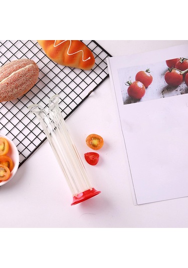 Suntek Küçük Domates Dilimleme Çok Fonksiyonlu Meyve Kesici Çok Renkli Diğer