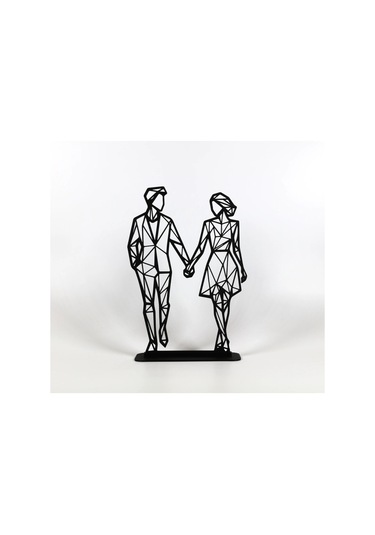 Sevgili Eş Çift 15cm Plastik Masa Süsü Masa Dekorasyonu