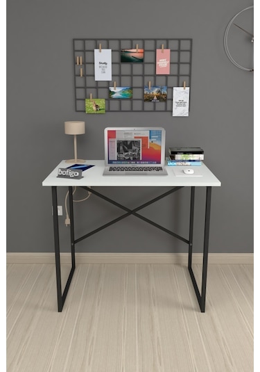 Bofigo Çalışma Bilgisayar Masası 60 x 90 CM Beyaz