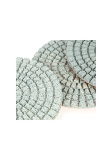 Ximistore9 11 Parça 3" Elmas Islak Parlatma Seti - Mermer, Granit Ve Beton İçin 50 -3000 Arası Zımpara Diskleri + M10 Taban