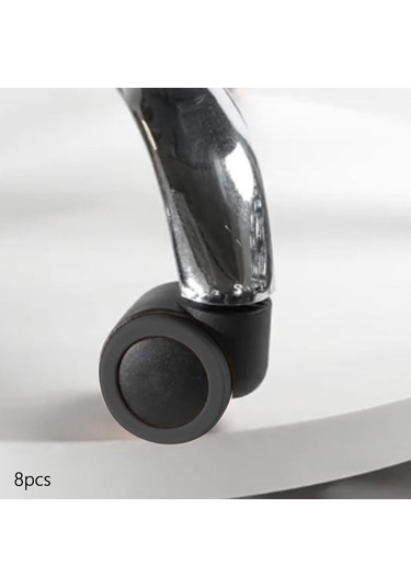 Suntek 8 Adet Bagaj Tekerlekleri Kapakları 2.09 '' Çap Siyah