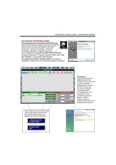 Electrosec Th-02Eg 1 Kanal Isı Ve Nem Takip Sistemi Ethernet Tcp