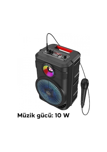 Hoco Bs46 Büyük Boy Mikrofonlu Taşınabilir Şarjlı Hoparlör Bluetooth Speaker