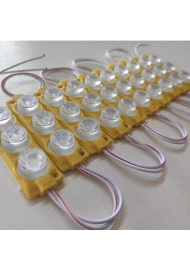 Camlı Soft Parmak Led Lamba Seti 10lu Su Geçirmez Bantlı Kesilebilir Amber Turuncu 12v Br0409927 1 Adet