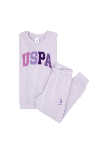 U.s. Polo Assn. Kız Çocuk Lila Pijama Takım 50318952-vr034 Lila