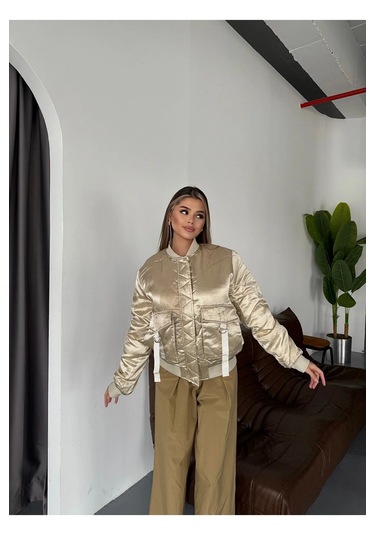 Lea Vıntage Gold Renk Mont