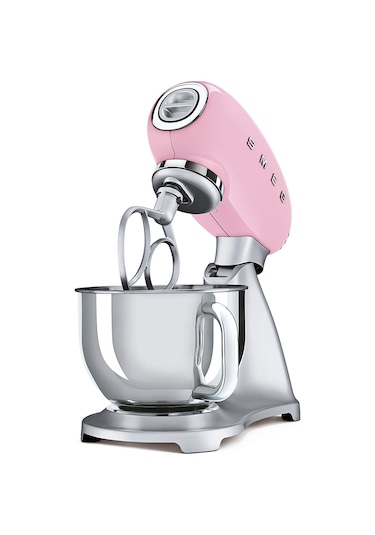 Smeg SMF02 800 W Stand Mikser Pembe
