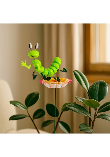 Garden With Ware Dekoratif Sevimli Tırtıl - 14,5 Cm