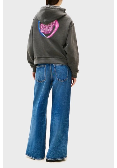 Tommy Jeans Bayan Sweat Dw0dw20945 Bds Siyah Siyah