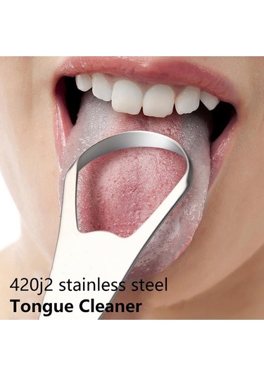 Paslanmaz Çelik Dil Kazıyıcı Temizleyici