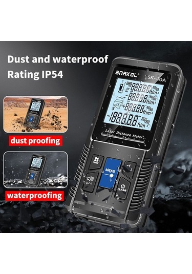 Besthome1 Yüksek Hassasiyetli Lazerli Mesafe Ölçer - 5 Mod, Ip54 Su Geçirmez, 120m Ölçüm