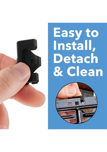 Instant Vortex 6qt Hava Fritözü Yedek Izgara Tepsisi Koruyucusu İçin Siyah