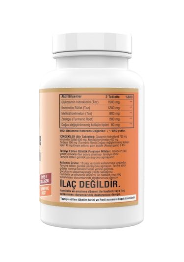 Ncs Glucosamine Chondroitin Msm 180 Tablet 2 Adet