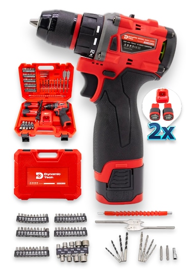 Dynamic Tech DT-716 Kömürsüz Şarjlı Darbeli Matkap