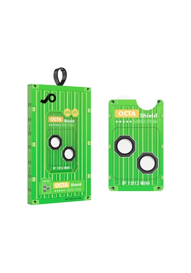 Apple Uyumlu iPhone 13 Mini Zore Cl-19 Kamera Lens Koruyucu Siyah
